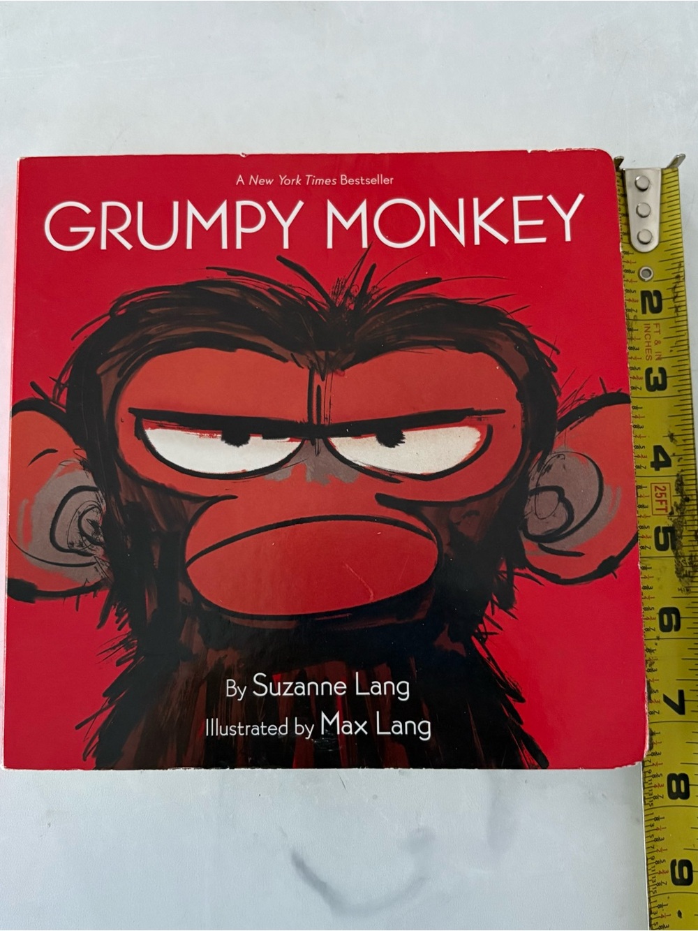 Grumpy Monkey Board Book by Suzanne Lang (2018, Children's Board Books)
